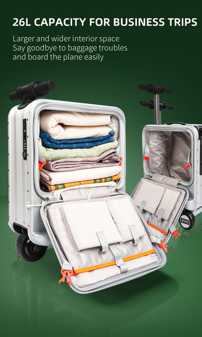 BEKE Smart Electric Luggage Rideable 20-inch With Electric Lifting Handles  App Control