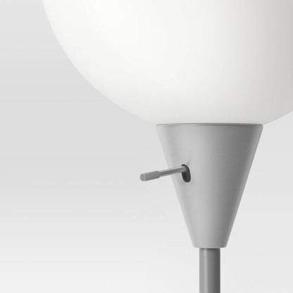 Torchiere Floor Lamp Black Minimalist Standing Light with 3-Way Switch Light Bulbs Not Included