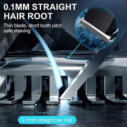 Professional Hair Clippers Trimmer Cutting Beard Cordless Barber Shaving Machine