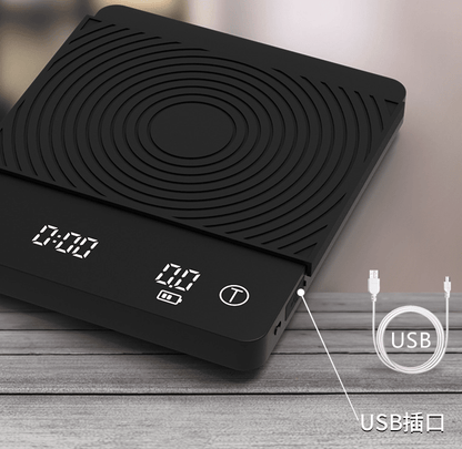 Precision Coffee Scale with Timer - Multifunctional Electronic Weight Scale for Home Brewing