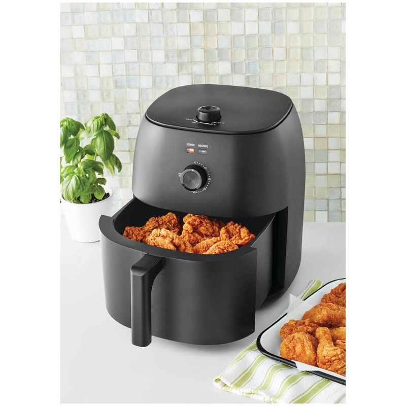 8 Qt Air Fryer, Black - Automatic Shutoff