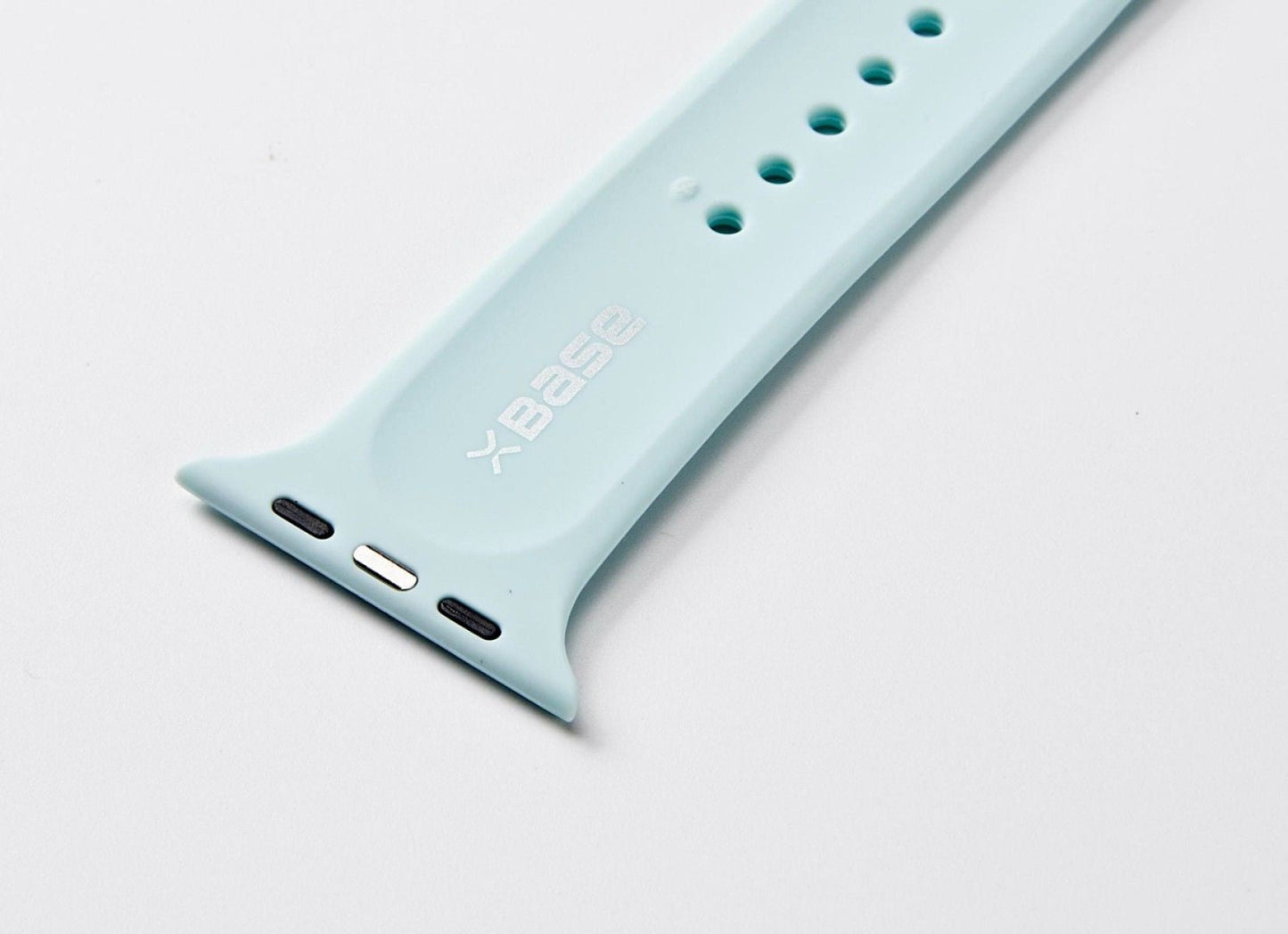 White Silicone Watch Band Made for Apple Watch - Large (42/44/45/49mm)