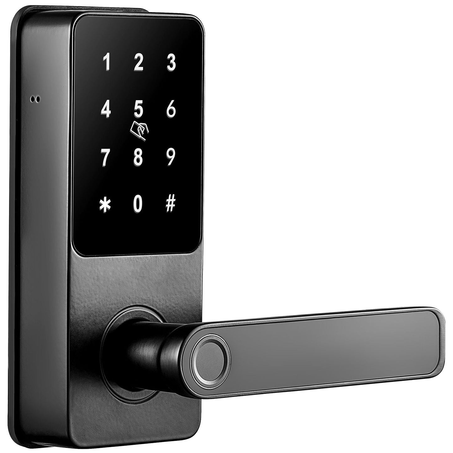 Smart Lock, 5-in-1 Smart Door Knob, Fingerprint Deadbolt with App Control, Bluetooth Smart Lock, Keyless Entry Door Lock with Handle, Biometric Door Lock, Keypad Digital Door Lock for Front Door