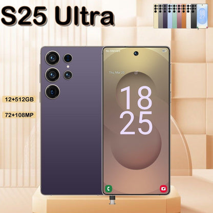 I25 Ultra 5G Smartphone, Unlocked Cell Phone, 6.8" HD Screen Unlocked Phones,  , 6000mAh Battery, Built in Pen, 12+512GB, Android 14, Face ID+Fingerprint Lock