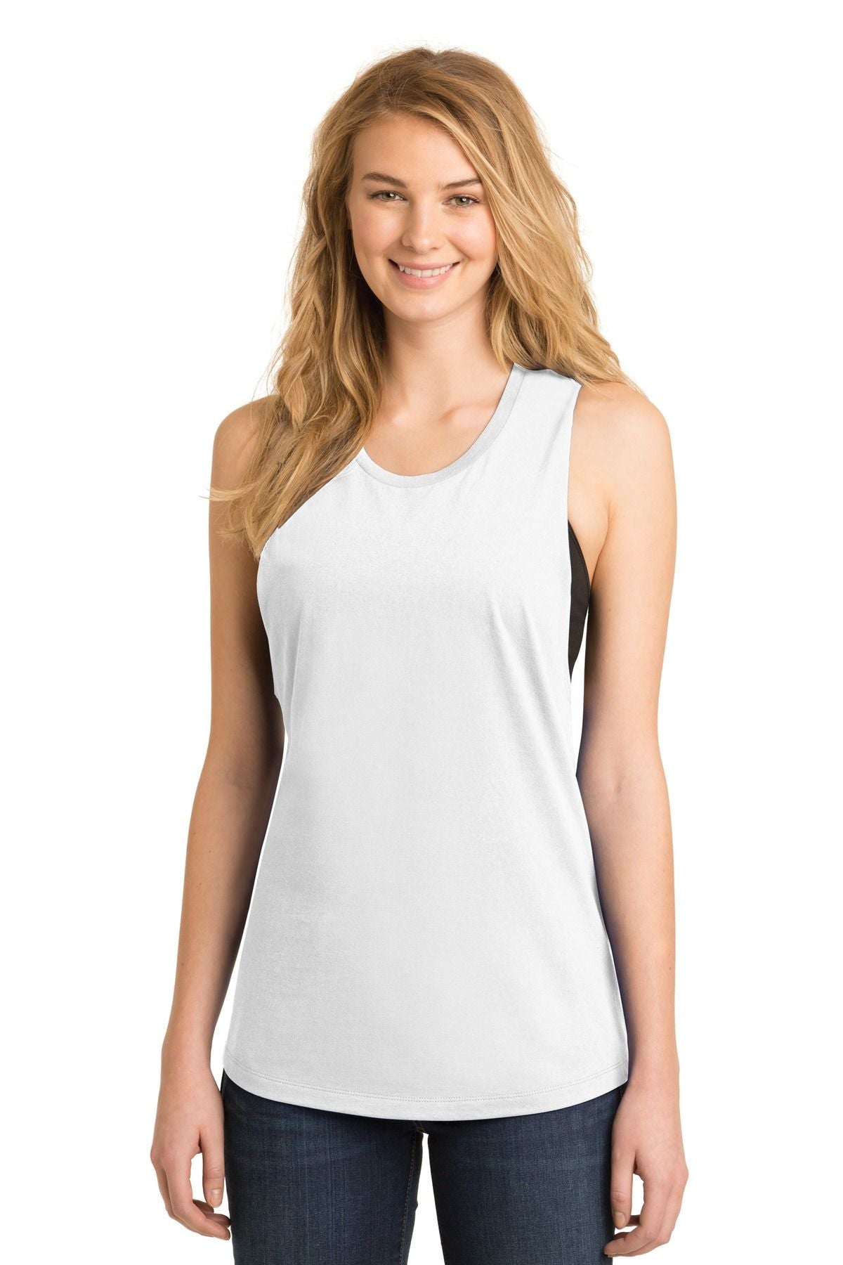 District Women's Fitted V I T Festival Tank DT6301