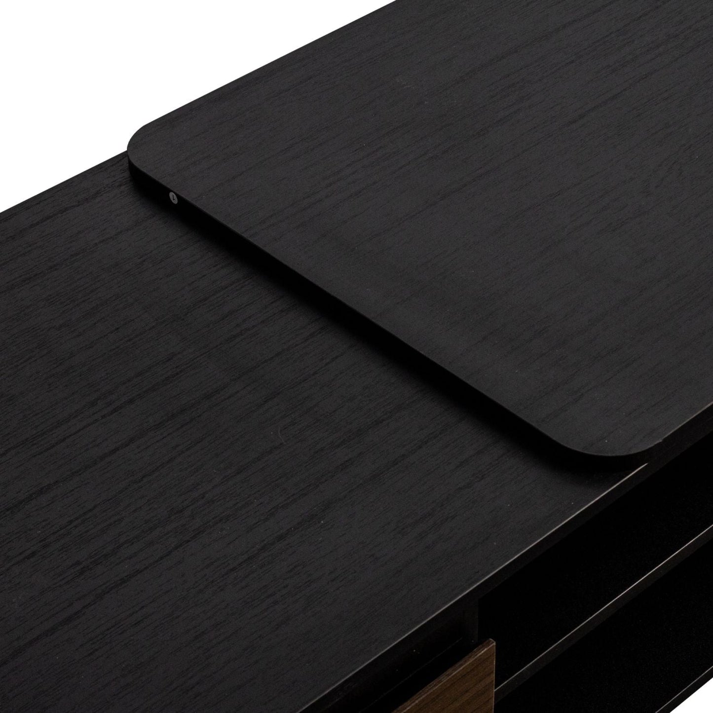 Versatile Extendable Wood Coffee Table with Adjustable Length & Dual Storage Drawers for Modern Living Rooms