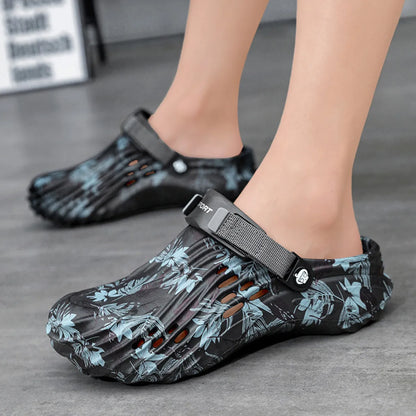 Men's Floral Pattern Comfort Breathable Sandals