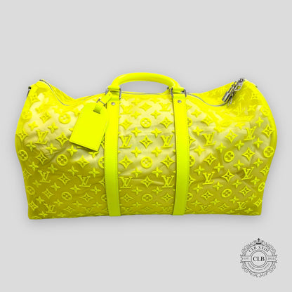 LOUIS VUITTON MESH KEEPALL BANDOULIERE 50 - YELLOW