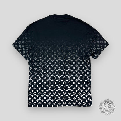 Louis Vuitton Gradient Monogram T-Shirt in Black