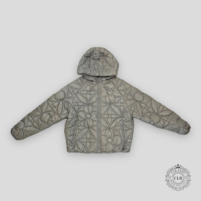 Louis Vuitton Reversible Quilted Puffer Coat in Grey