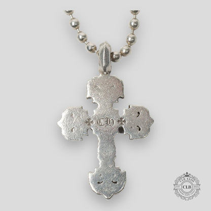 Chrome Hearts Diamond Embellished Tiny Filigree Pendant
