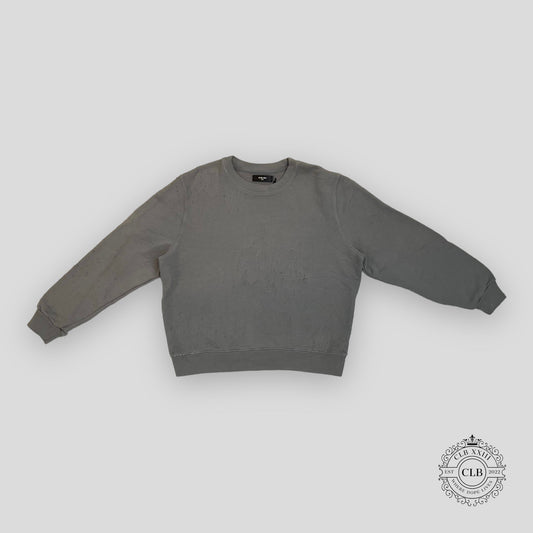Amiri Shotgun Crewneck in Grey