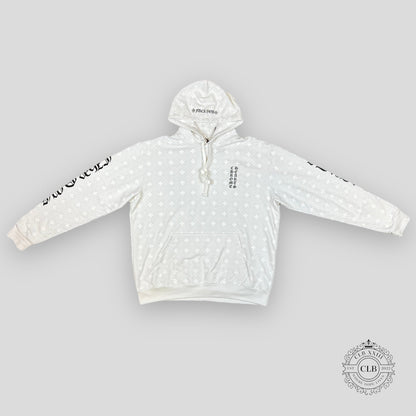 Chrome Hearts Cross Monogram Hoodie in White