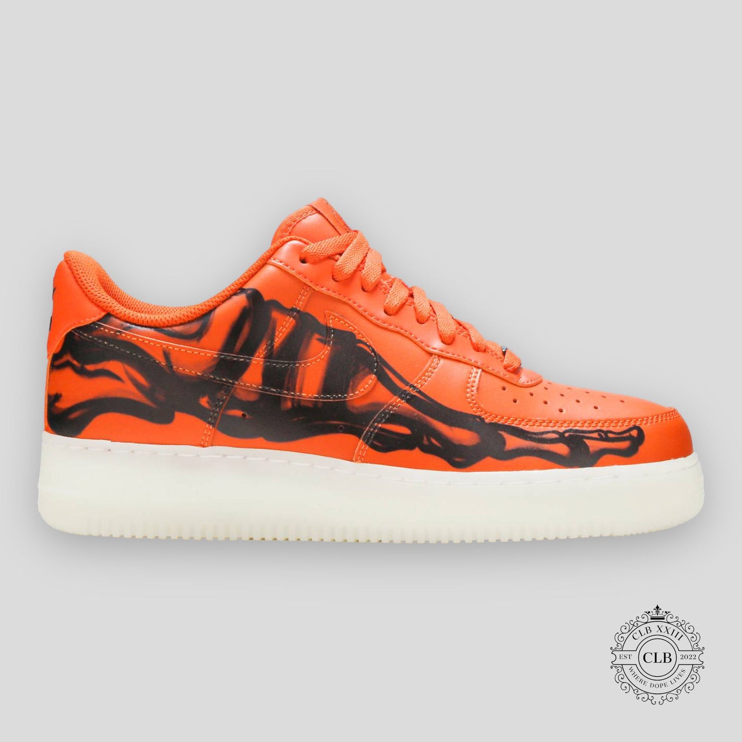 NIKE AIR FORCE 1 LOW "ORANGE SKELETON"