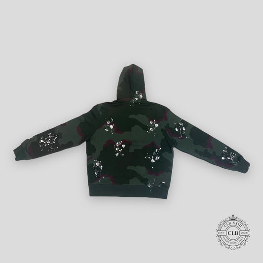 Amiri Army Logo Hoodie in Camo