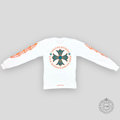 Chrome Hearts Art Basel Exclusive Long Sleeve T-Shirt in White