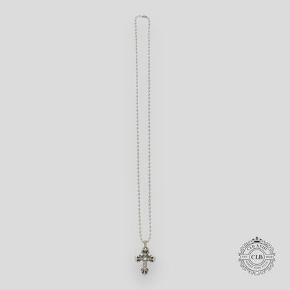 Chrome Hearts Diamond Embellished Tiny Filigree Pendant