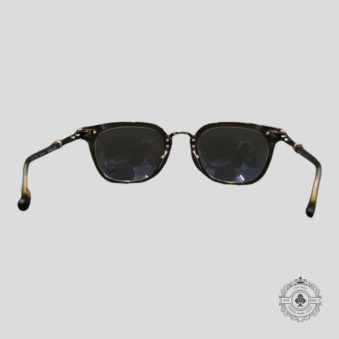 Chrome Hearts Titanasluvr Glasses in Grey/Silver